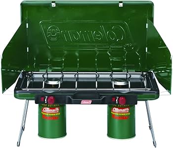 バーベキュー・調理用品 Coleman POWERHOUSE LP 2-BURNER STOVE Powerhouse LP Two-Burner Stove II Butternut